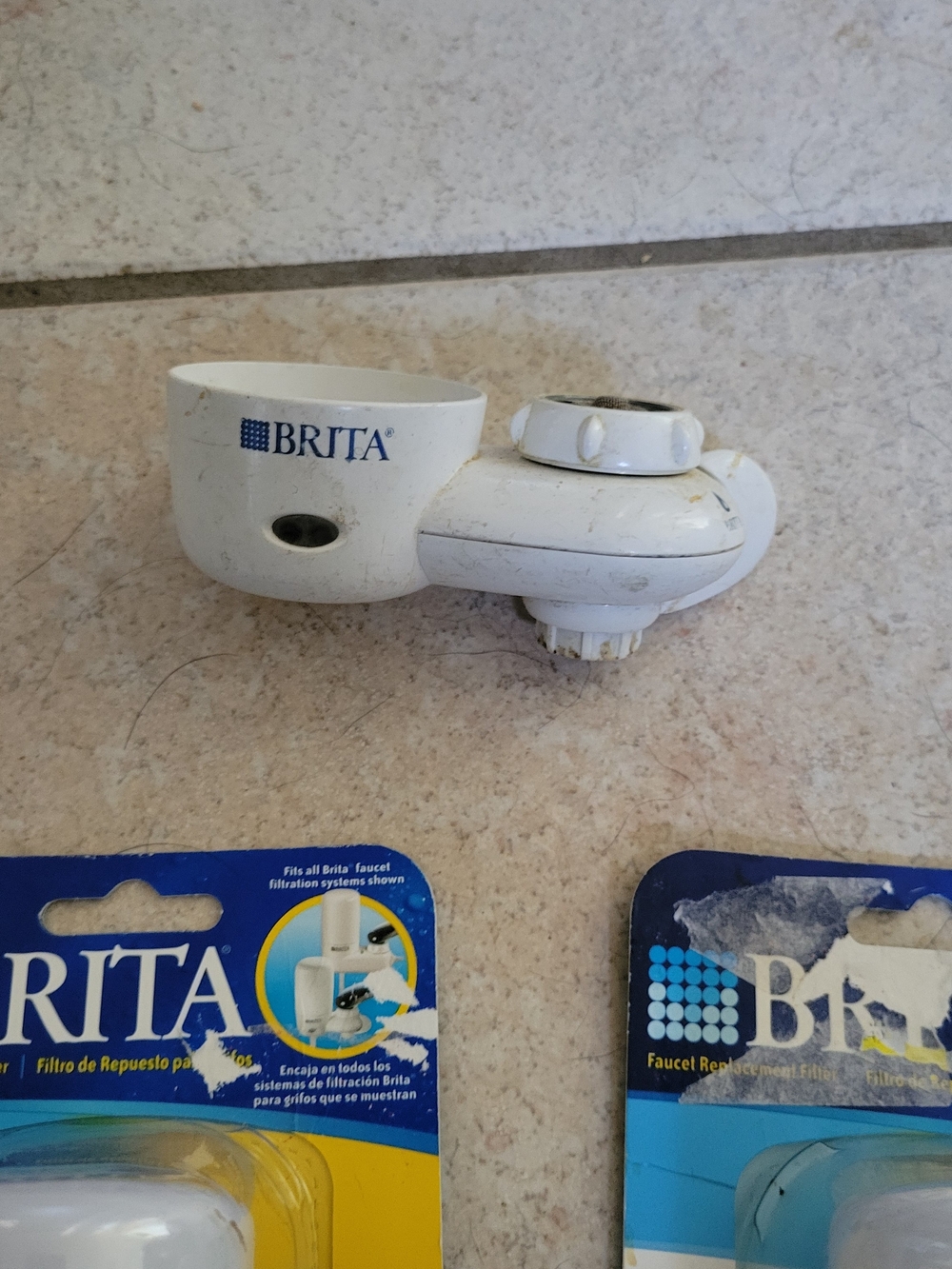 Brita White Faucet-Mount Water Filter Head